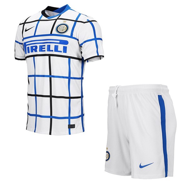 Camiseta Inter Milan 2ª Kit Niños 2020 2021 Blanco